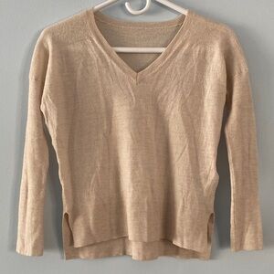 ALLSAINTS 100% Wool Uma Jumper Sweater Sz Small S Lightweight Transitional Layer